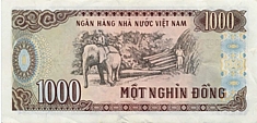 Тысяча донгов Вьетнама One thousand dongs Vietnam