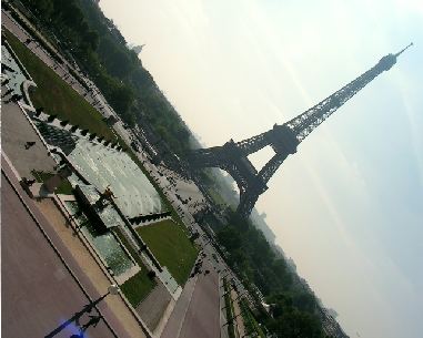 Париж. Вид на Эйфелеву башню с площади Трокадеро